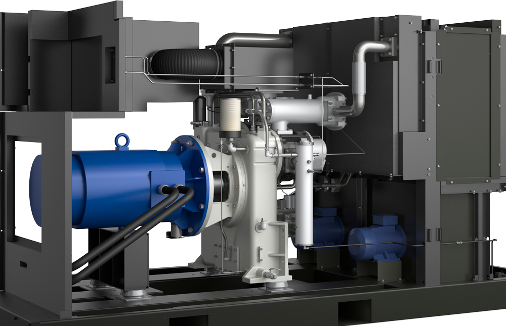 šroubový bezolejový kompresor almig simplexx