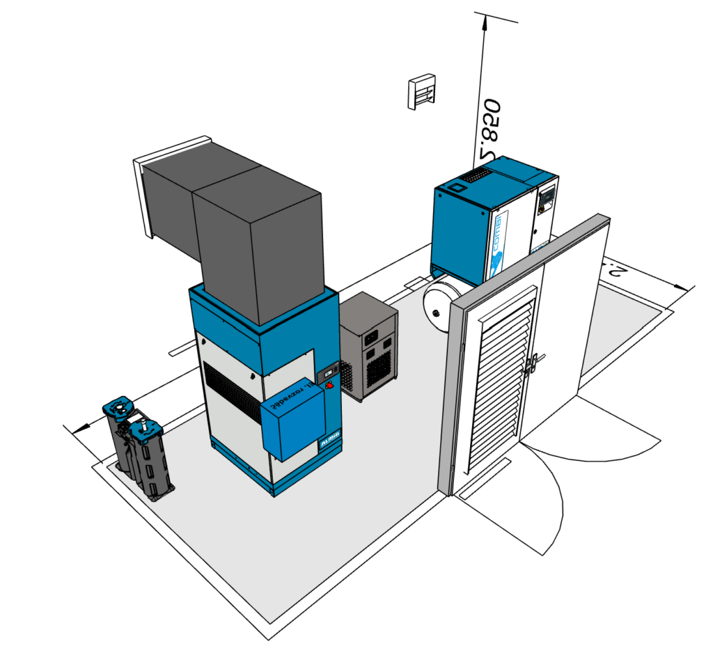 Návrh kompresorové stanice 